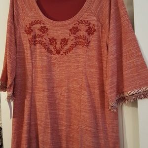 NWT red t shirt dress